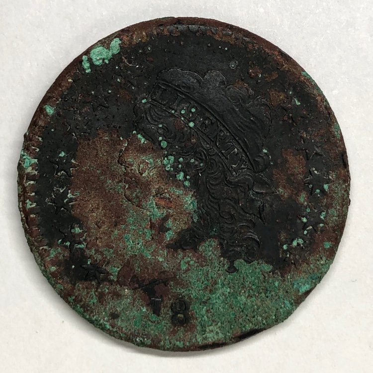 Cleaned-Coin---1813-S-293---Process-Pics