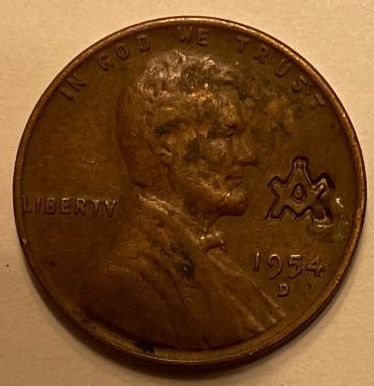 Masonic-Tokens,-Coins-And-Counter-Stamped-Pennies