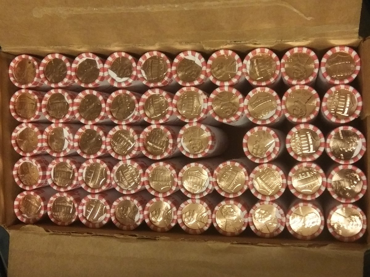 2018-D-Pennies-Rolls-From-Loomis-Is-It-Possible-They-All-Have-Shield-Cracks