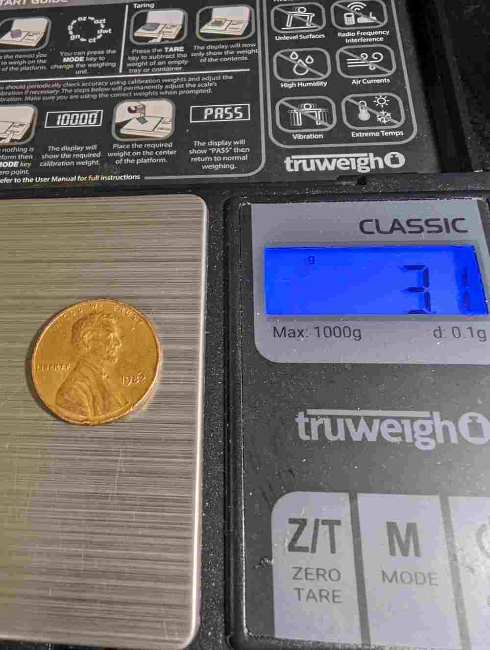 1982-Small-Date-Penny-3.1-Grams