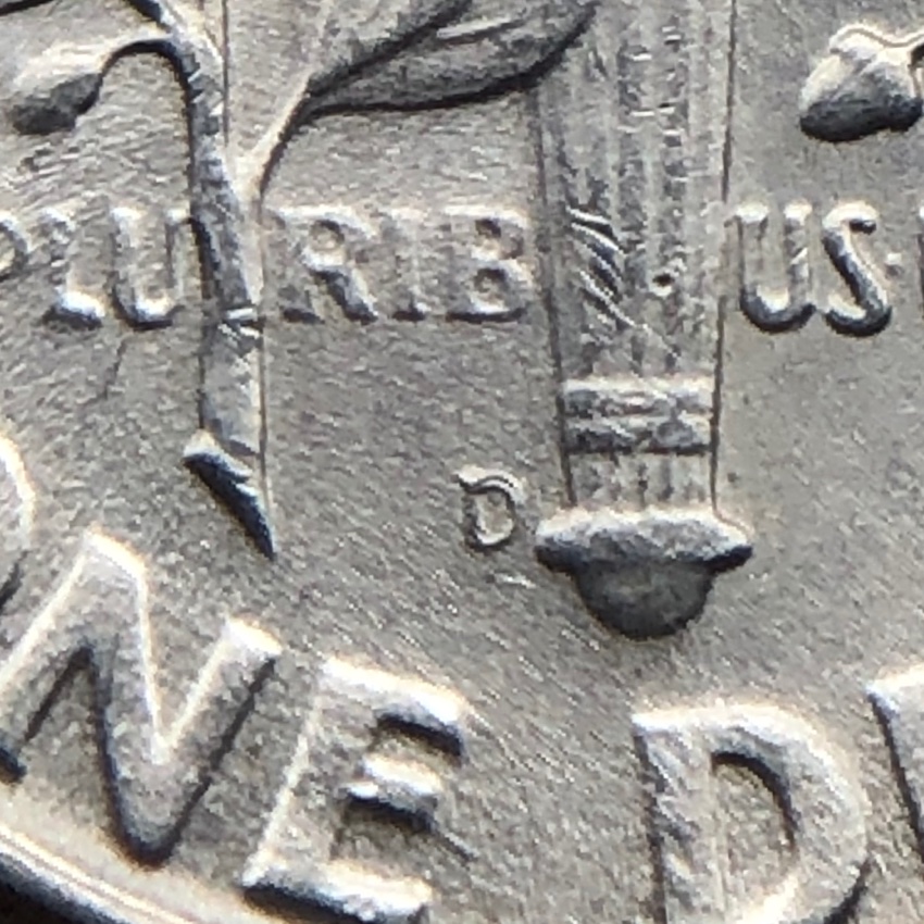 1951-D-Roosevelt-Dime-D/D-RPM-FS-501