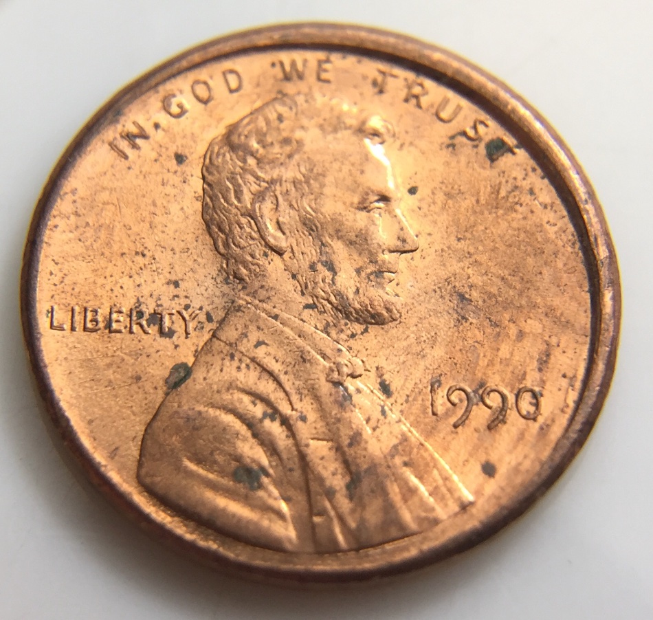 1990-Lincoln-Cent-Partial-Collar-Strike