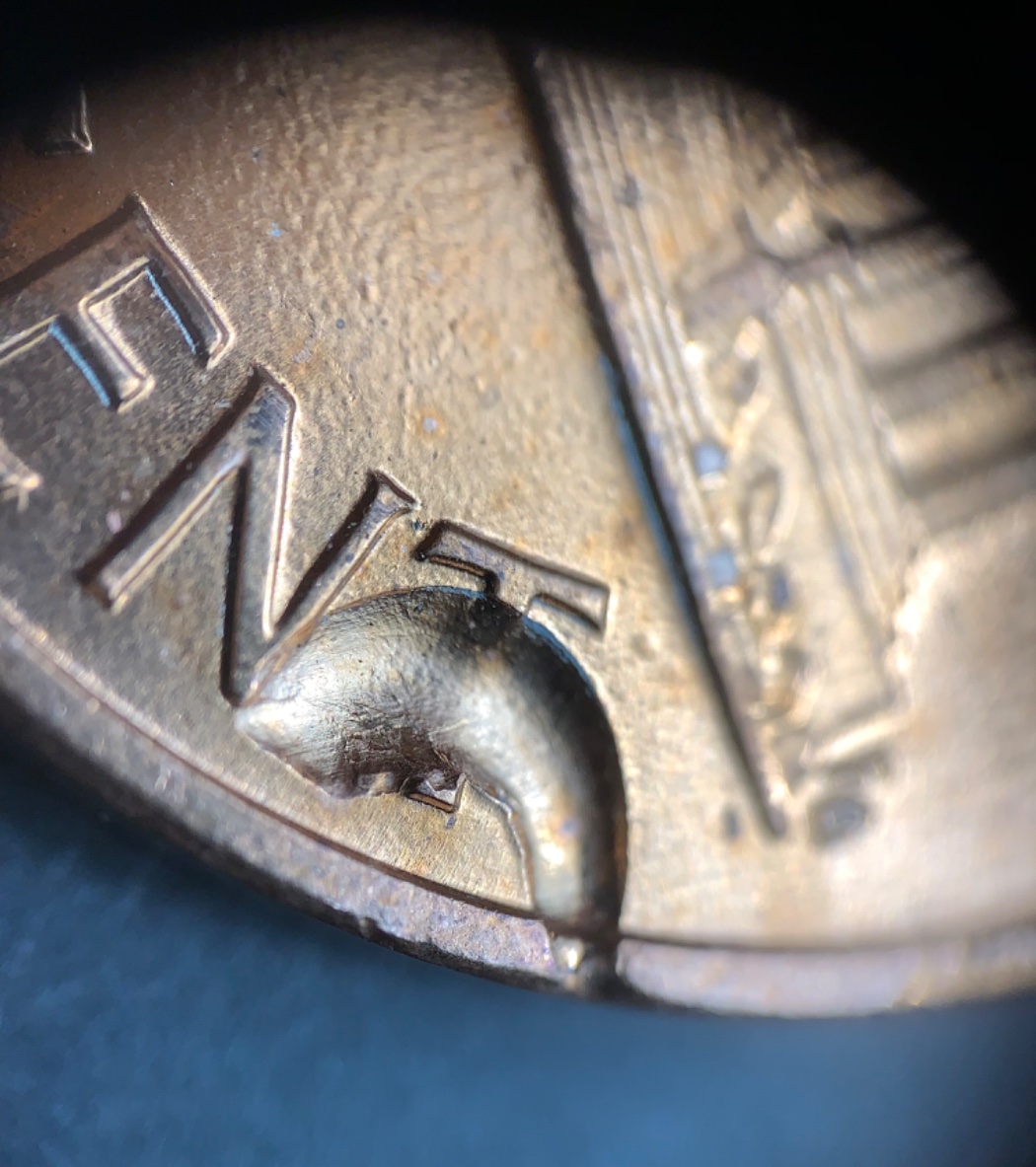 1992-Lincoln-Cent-Struck-Through-Reverse