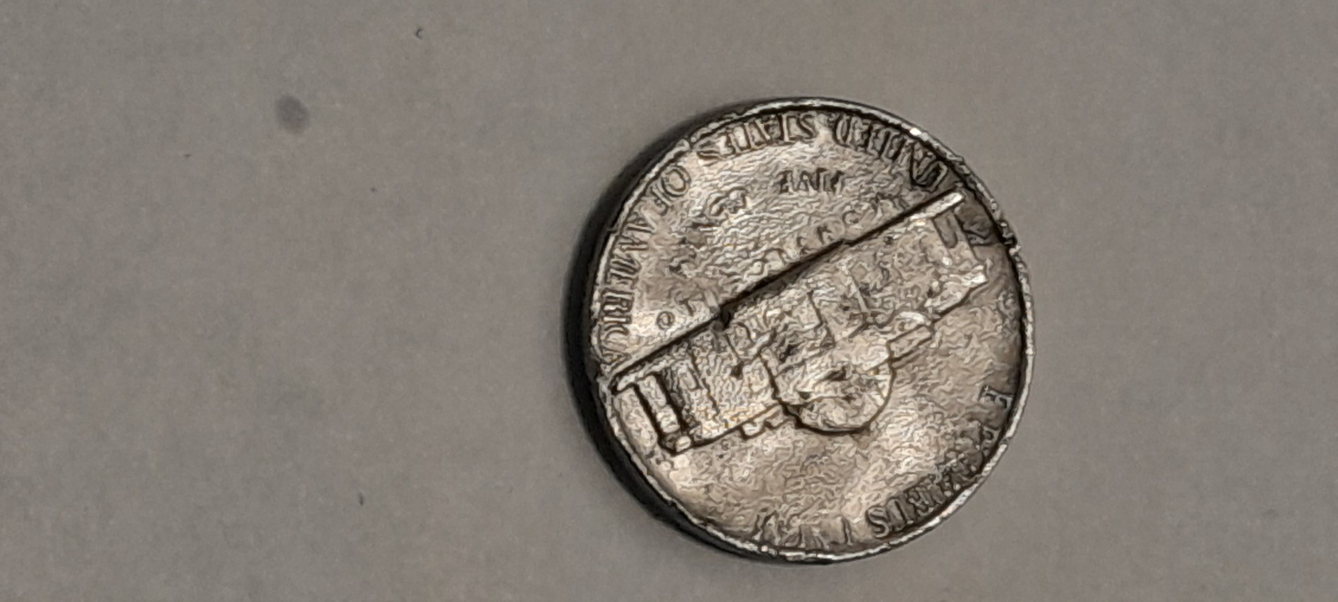1977-Jefferson-Nickel---Is-This-Mint-Error-Or-Damage-Both-Sides-Have-Consistant-Markings