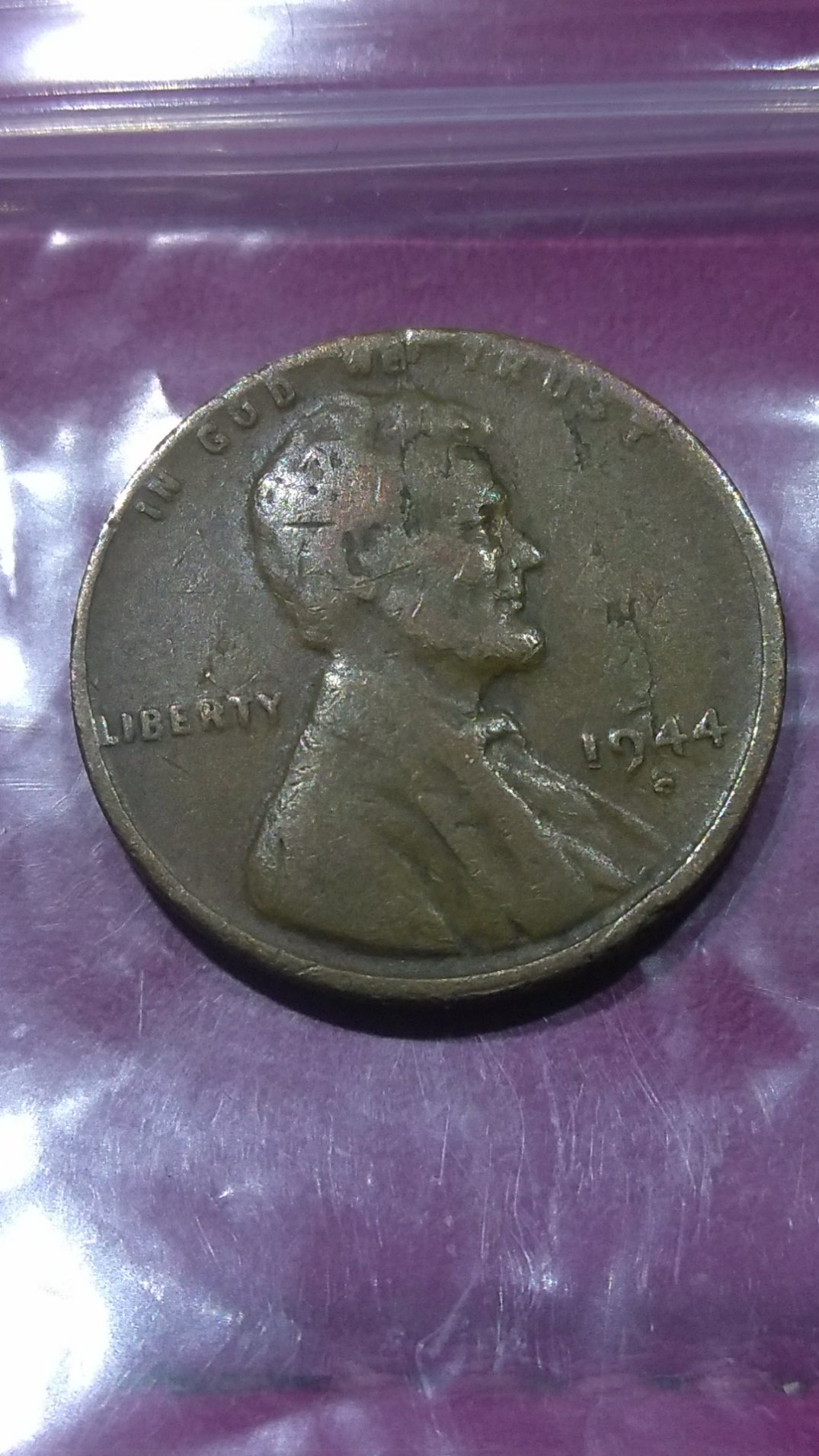 1944---S-Penny.-Lamination-Error-Or-Damage-?