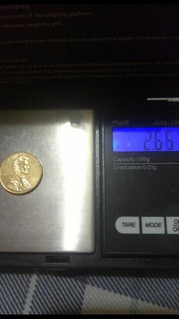 2000-Lincoln-Penny-Color-And-Weight-?