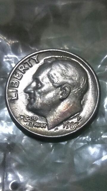 1985-P-Roosevelt-Dime.-Excess-Material?