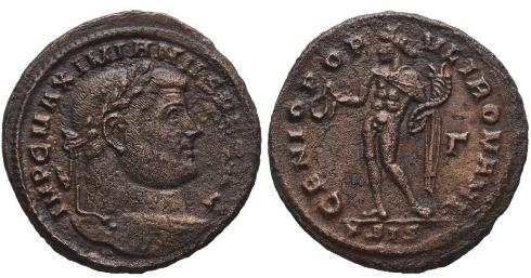 Maximianus-286-305.-Ae-Follis---Siscia-28mm,-9.25gr