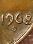 1968-S-Lincoln-Cent-Coin-Missing-Piece-Of-Forehead.