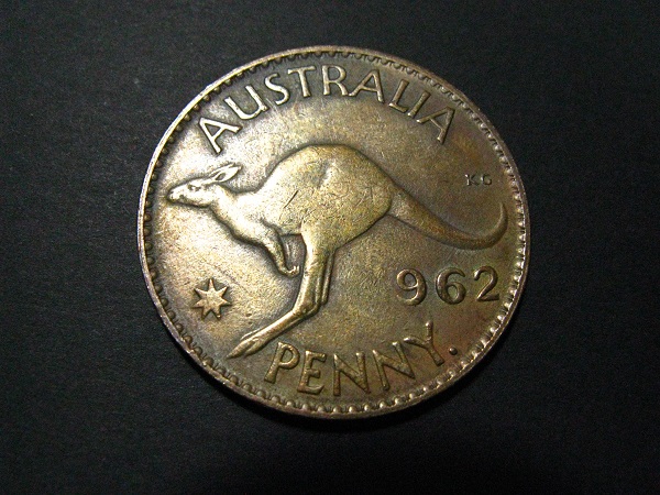 1962-Australian-Penny---Missing-'1':--'962'