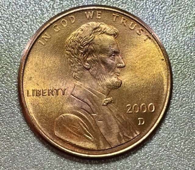 2000-D-Close-AM-Penny-With-Multiple-Errors!