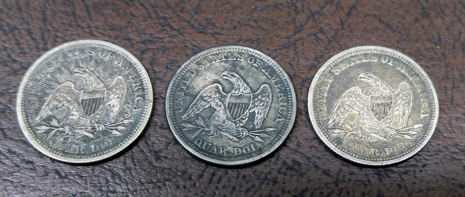 1853,-1854,-1858-Seated-Quarters-For-Grades-&-Opinions