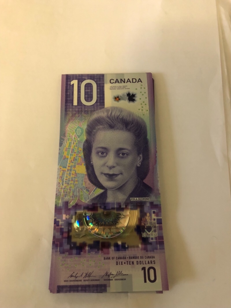 2018-New-$10-Canadian-Bank-Note
