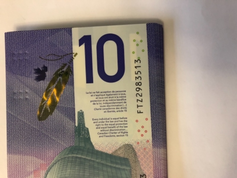 2018-New-$10-Canadian-Bank-Note