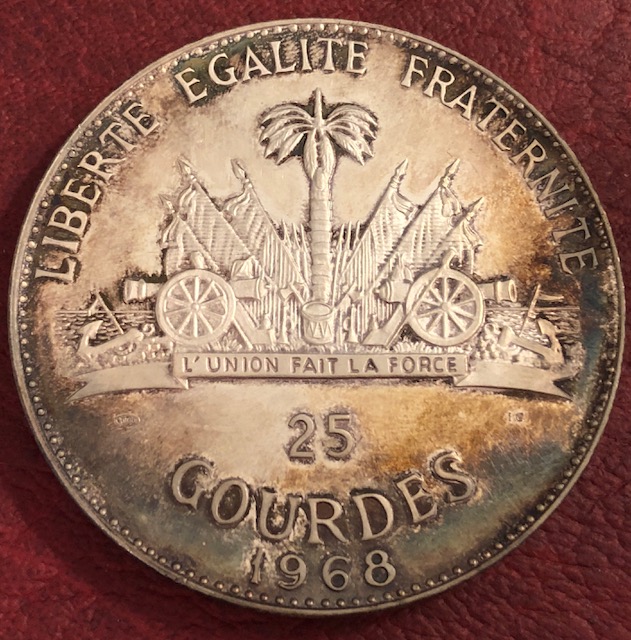 25-Gourdes-1968-Haiti-Coin