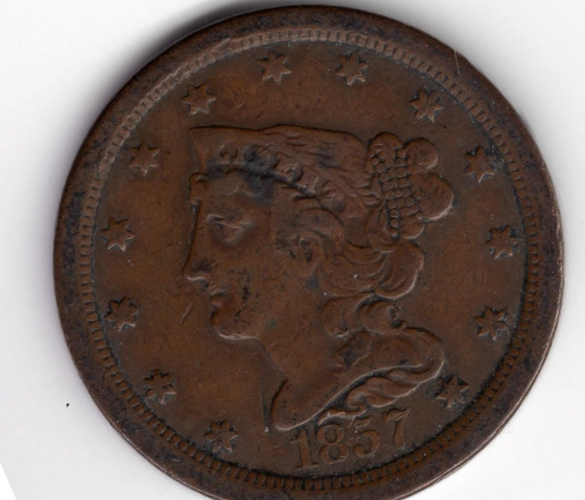 1857-Half-Cent-For-Grading
