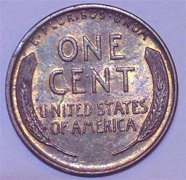 1945-Wheat-Cent---Probable-Doubled-Ear-Or-Die-Event?
