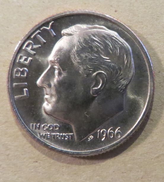 1966-Roosevelt-Dime