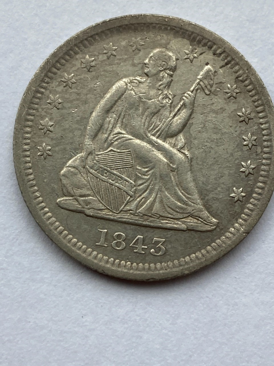 Grading-Thoughts-On-This-1843-O-Seated-Liberty-Quarter