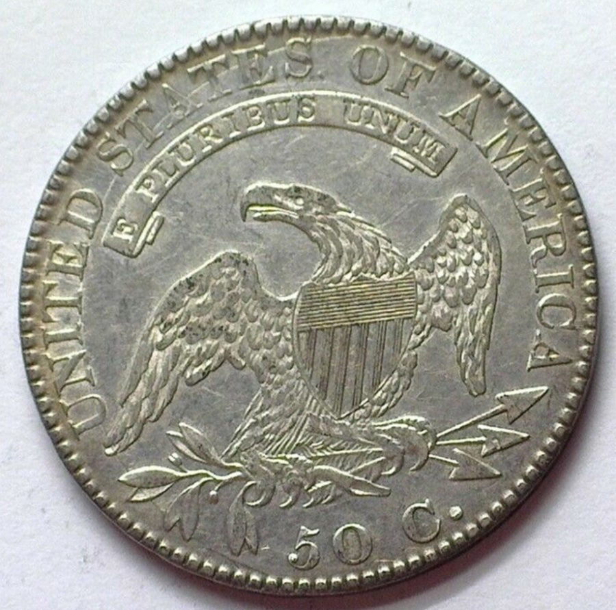 1823-Bust-Half-Dollar-Cleaned/Value-?!