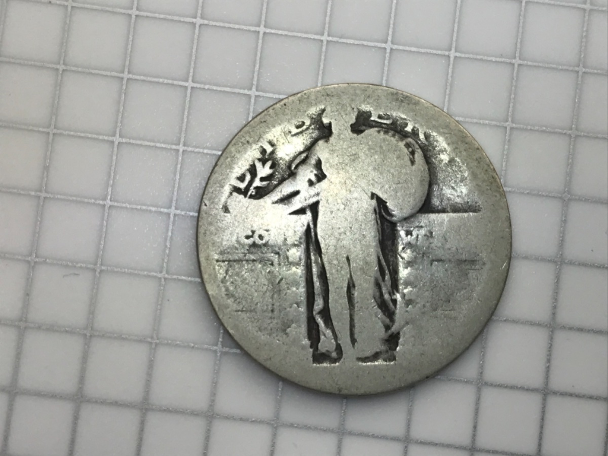 No-Date-Standing-Liberty-Quarter--Poor-1?-#2-Of-2