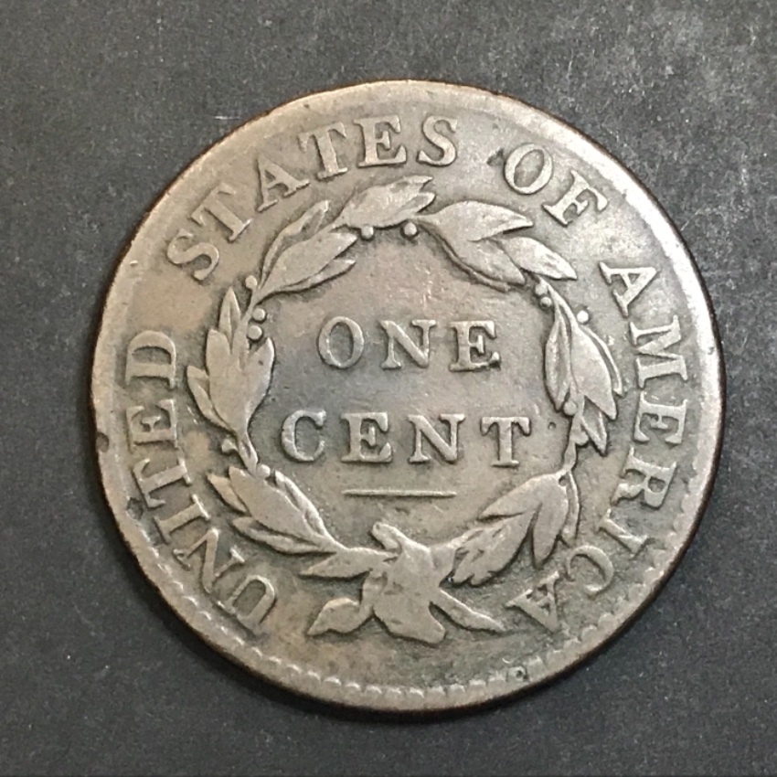 1819/8-Coronet-Large-Cent--Overdate-Newcomb-1-Cherrypick