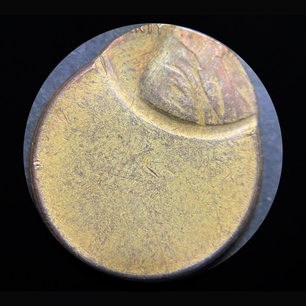 No-Date-Lincoln-Cent--Off-Center-Copper