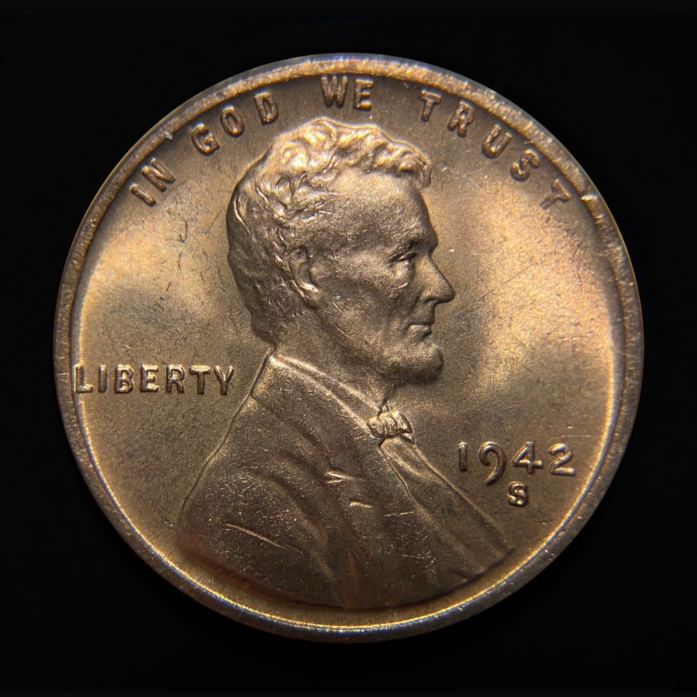 1942-S/S/S-Lincoln-Wheat-Cent-Doubled-Die--DDO-001,-RPM-001,-FS-101/301-X2