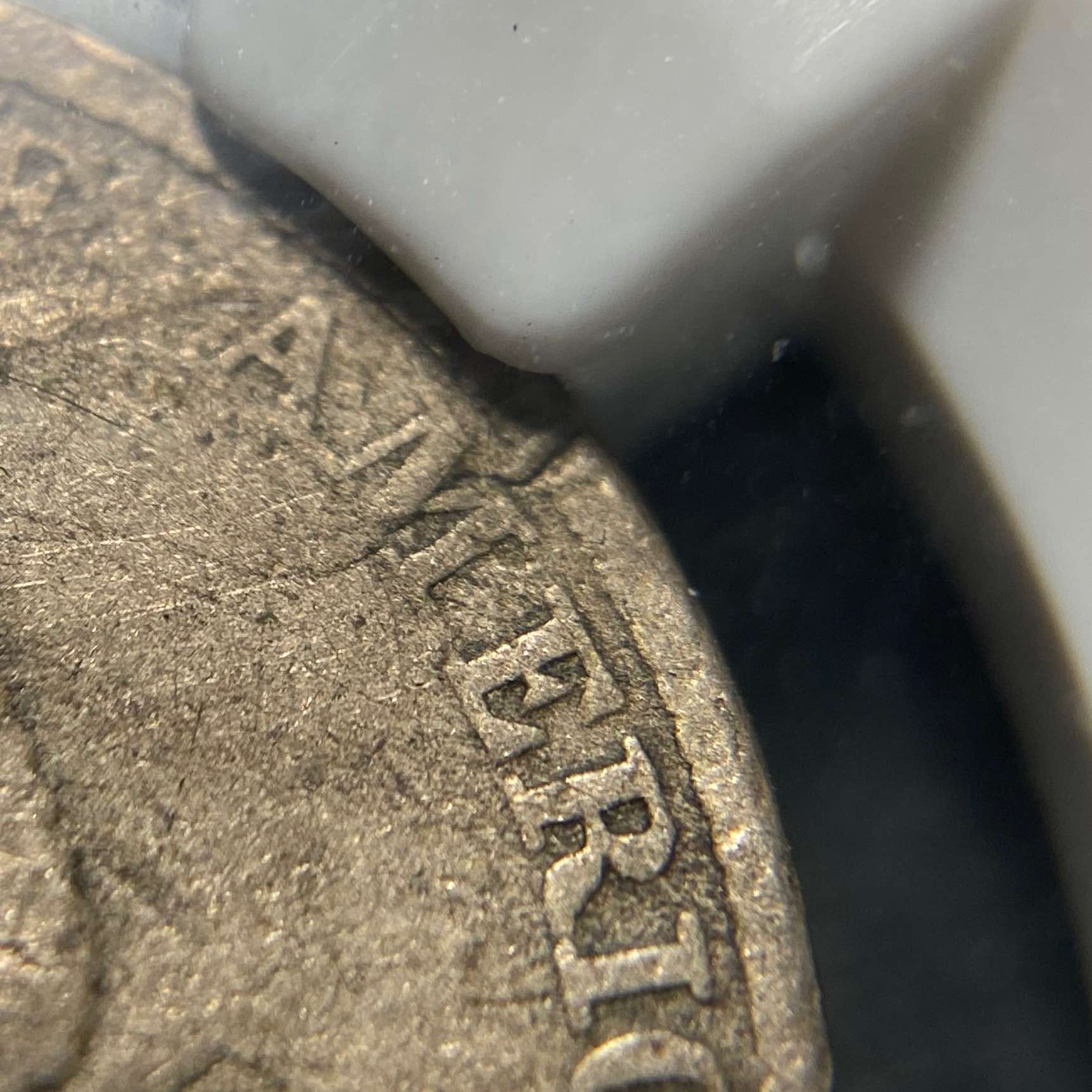 1857-Flying-Eagle-Cent--~85%-Cracked-Planchet-NGC-F15