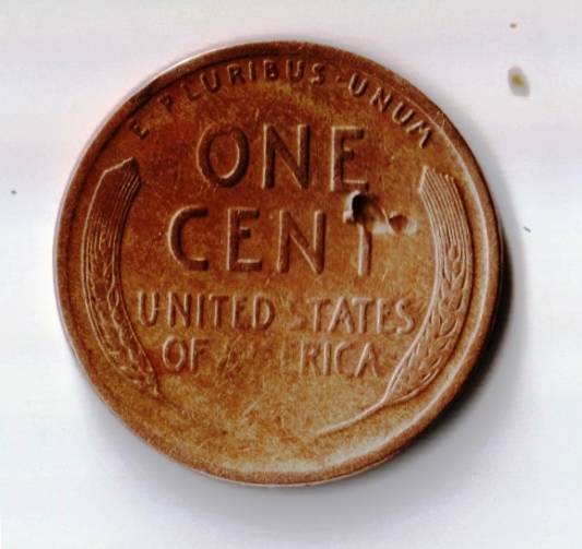 Crater-In-Coin?-1921-S-Lincoln-Cent-Oddity?