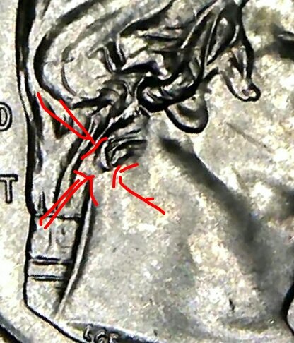 2022-P-Maya-Angelou-Quarter-Obverse-And-Reverse-Die-Chips/Gauges.-Clashing.-DDO-Or-R?