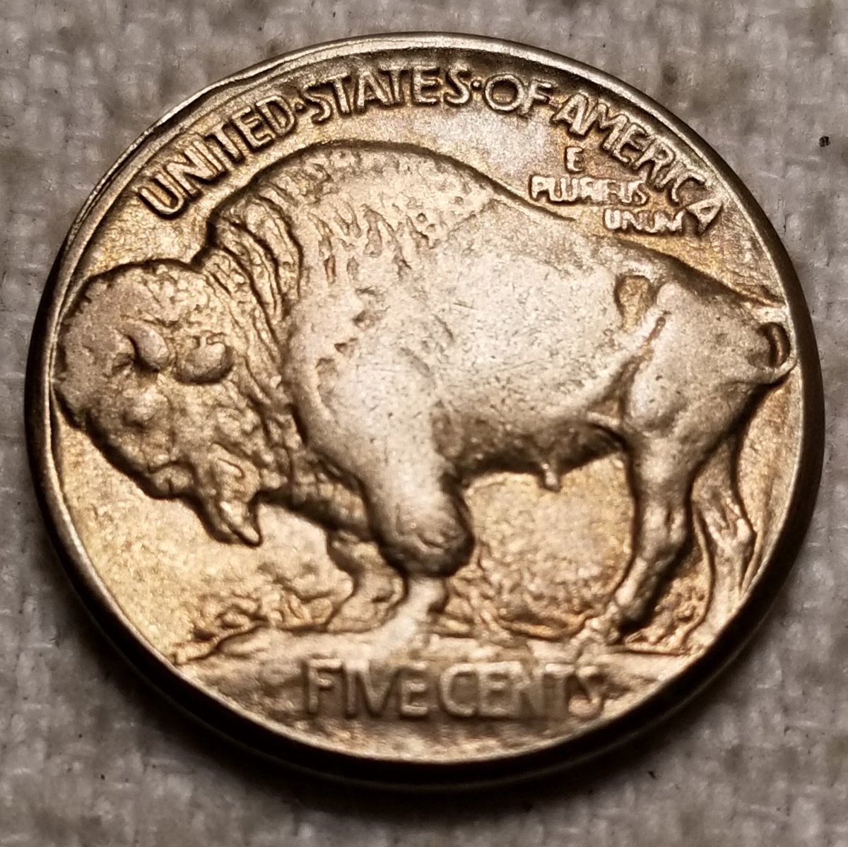 Could-This-1934-P-Buffalo-Nickel-Be-Real?--Five-Cents-On-Raised-Ground