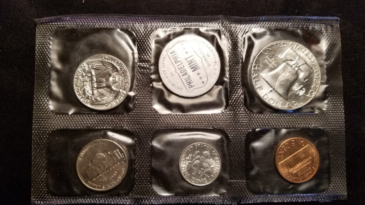 1959-Philadelphia-Mint-Set-With-2-Denver-Coins!