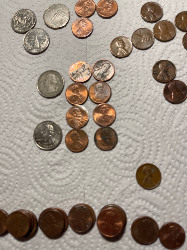 2018-D-Penny:-Greasy-Obverse-W/-An-8-In-States-Reverse?