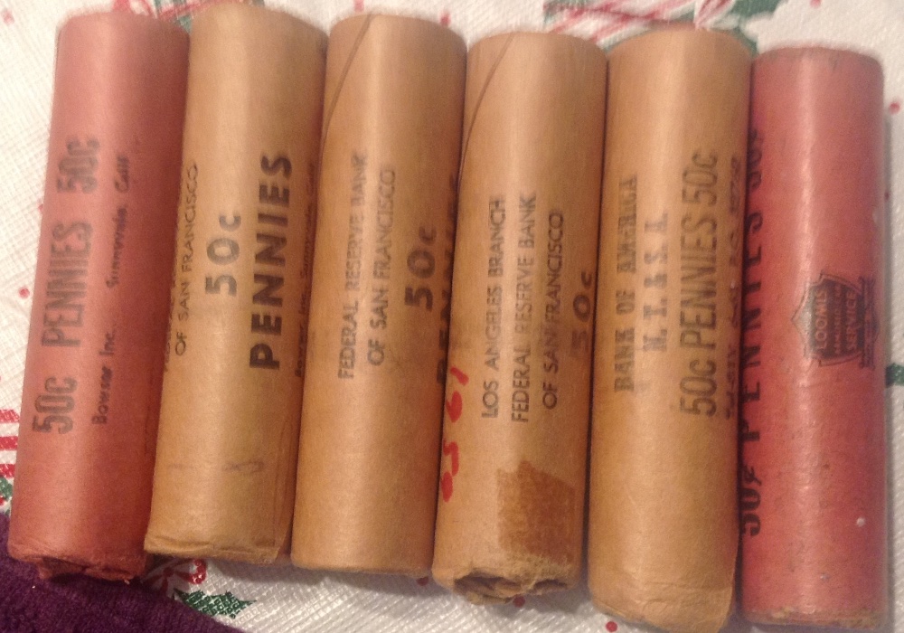 Coin-Rust--Throughout-Un-Opened-Rolls