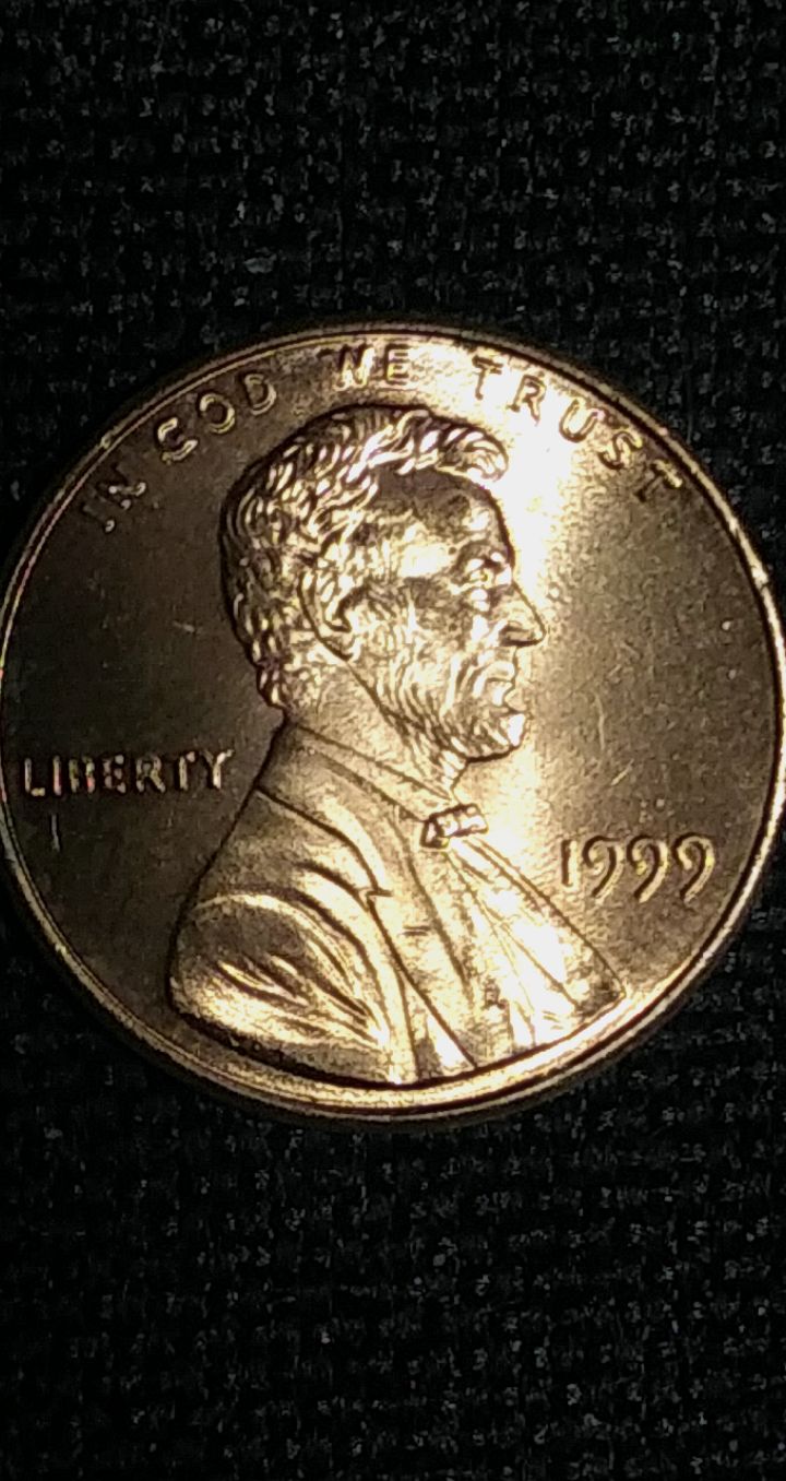 Old-Abe-Lincoln-Had-A-Rough-Night-And-Got-A-Swollen-Eye.-1999-Cent