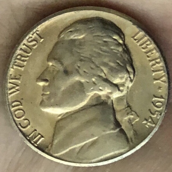 Gold-Toned-1954-S-Nickel-OMM?