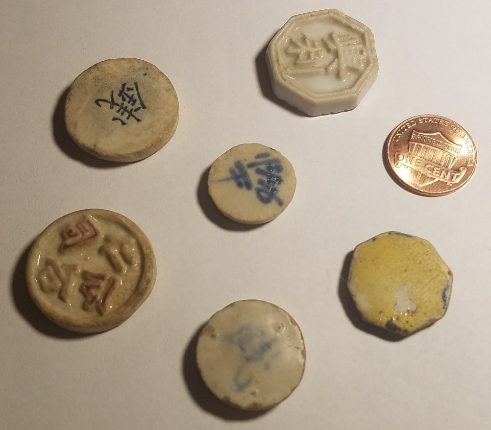 Ceramic-Coins,-Any-Ideas-On-What-These-Are?