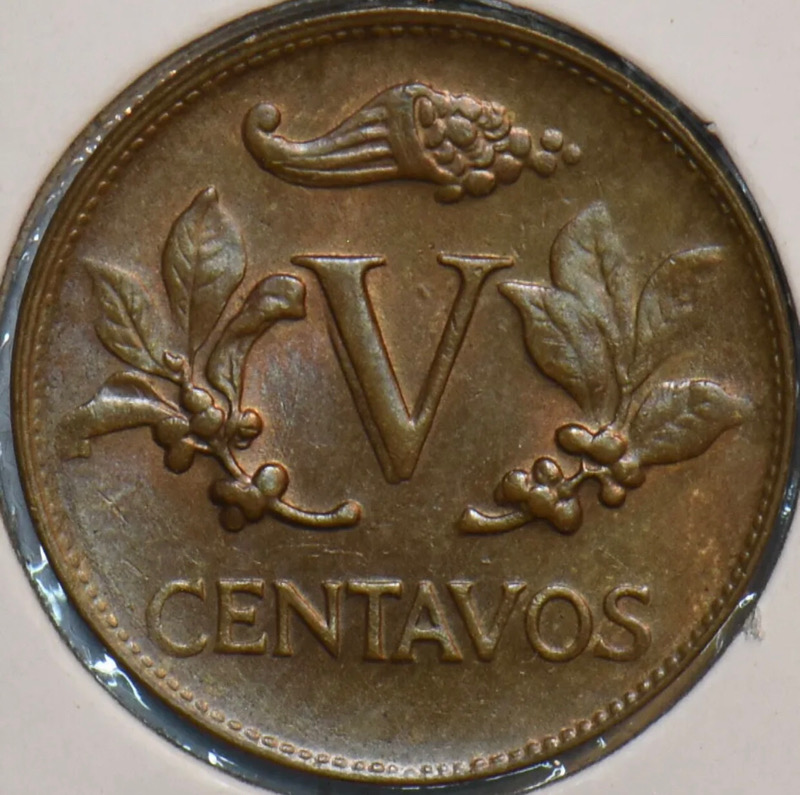 Colombia-1962-5-Centavos-