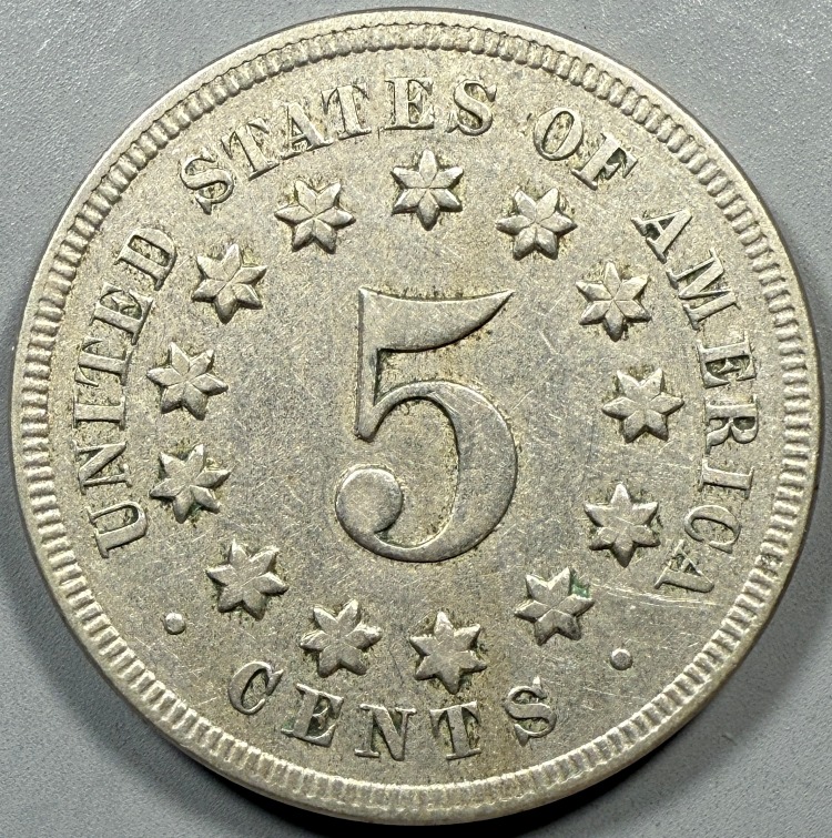 1867-No-Rays-Shield-Nickel