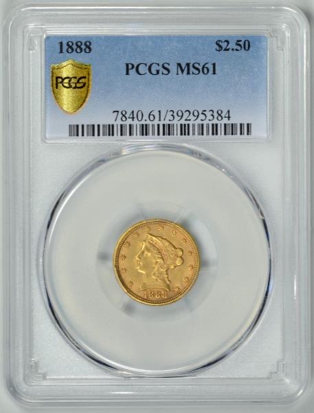 1888-$2.5-Gold-Liberty-Quarter-Eagle...-You-Vs.-PCGS