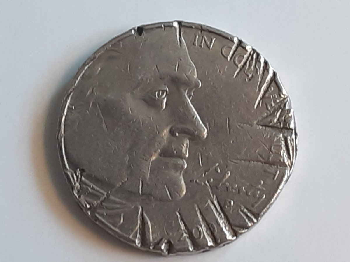 2005-American-Bison-Nickel-PMD,-Lamination,-Cracked-Planchet?