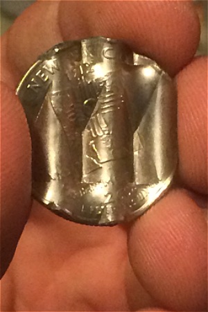 Something-Unusual,-New-Mexico-State-Quarter-Waffle-Coin