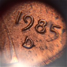 1985-D-Lincoln-Cent-Suspect-Date-And-Mintmark