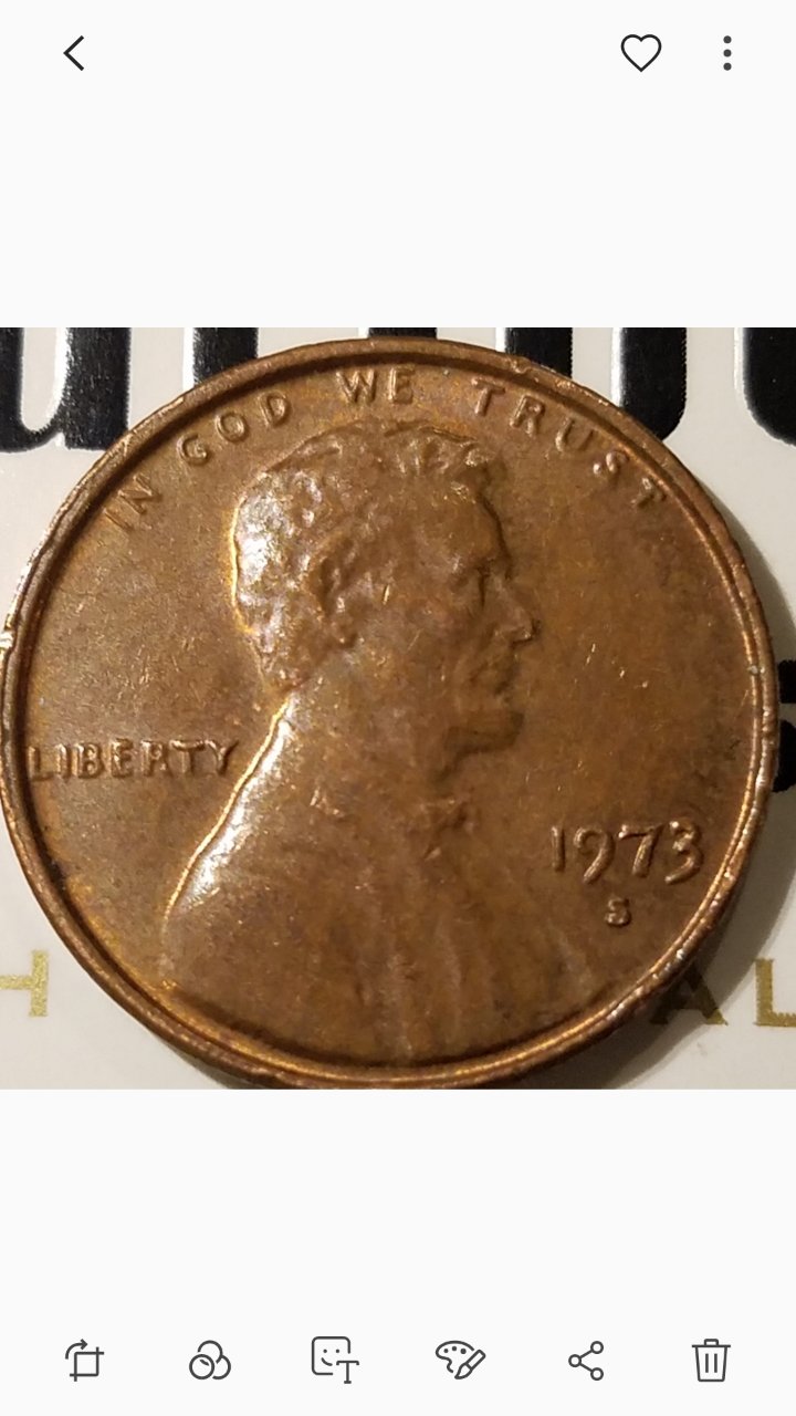Copper-Coins-1957-D-1-DO-001-Comparison-With-1973-S