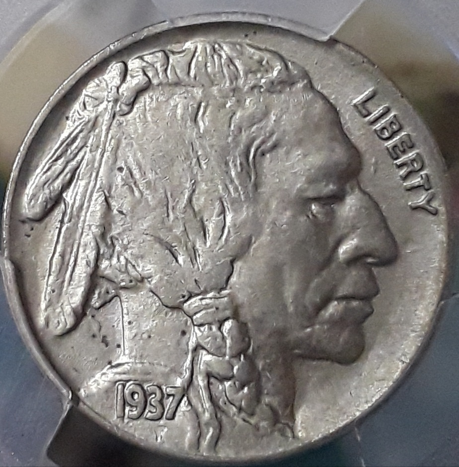 1937-Buffalo-Nickel-Graded-AU-With-