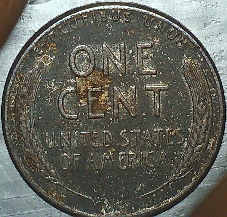 1943--Wheat--Lincoln--Wheat-Cent