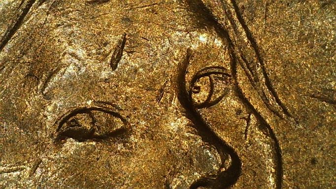 2000-P-Dollar-Coin-Die-Chip-In-Side-Eye