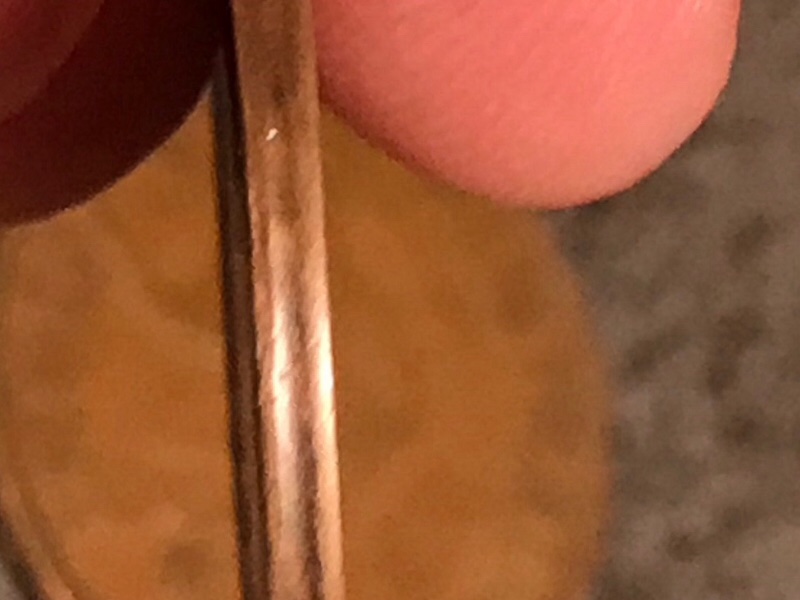 1964-Penny-That-Has-A-Ring-Round-It,-Also-Blob-On-Neck..thank-You-For-Help