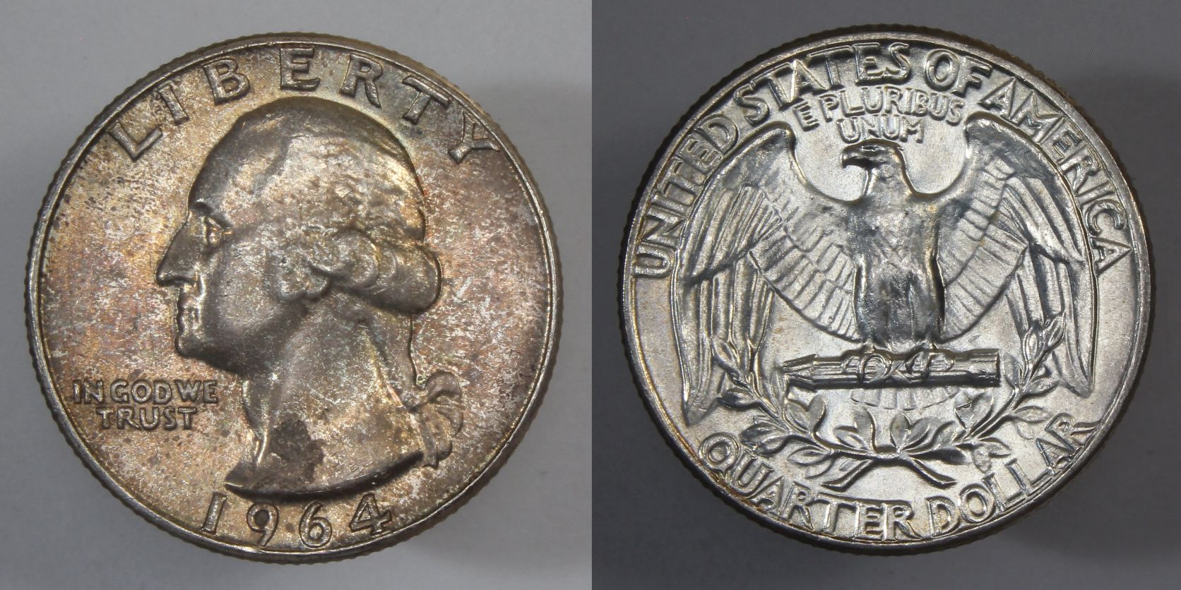 1964-Washington-Quarter-Ejection-Damage/Extreem-MD-?